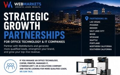 WebMarkets Announces Strategic Growth Partnerships with Office Technology and Managed IT Companies