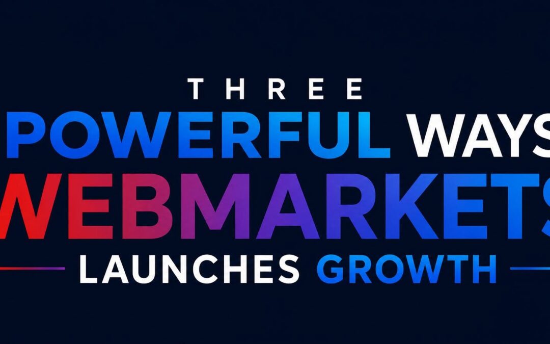 Three Ways WebMarkets Is Transforming Business Growth Through Partnership, AI, and Revenue Sharing